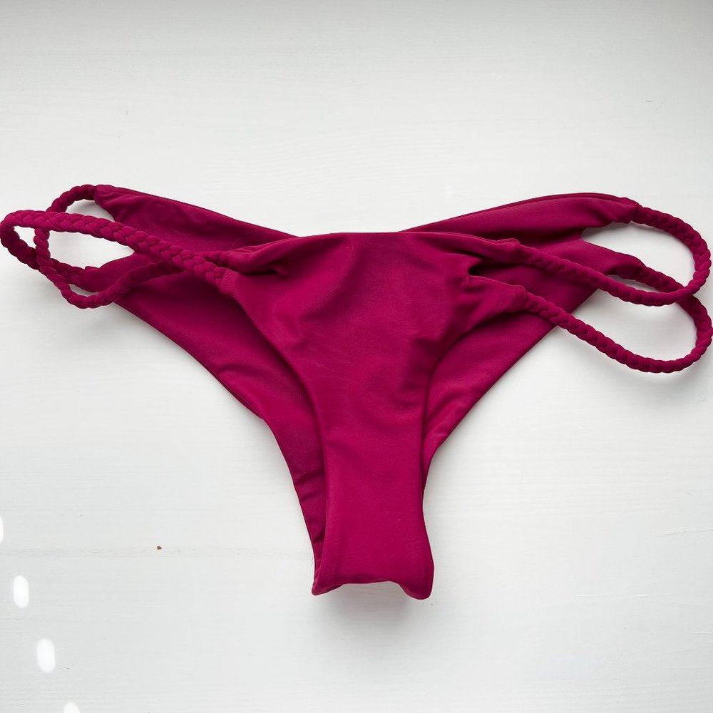 Beach Babe Swimwear Fuchsia Bottoms Size L